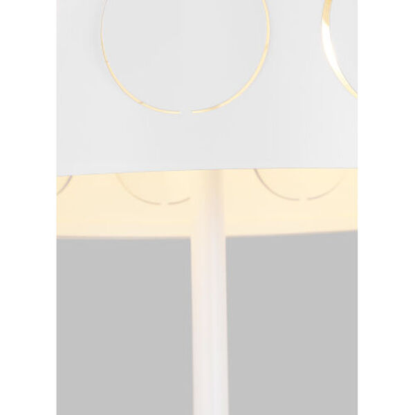 Dottie Matte White Two-Light LED Desk Lamp, image 3
