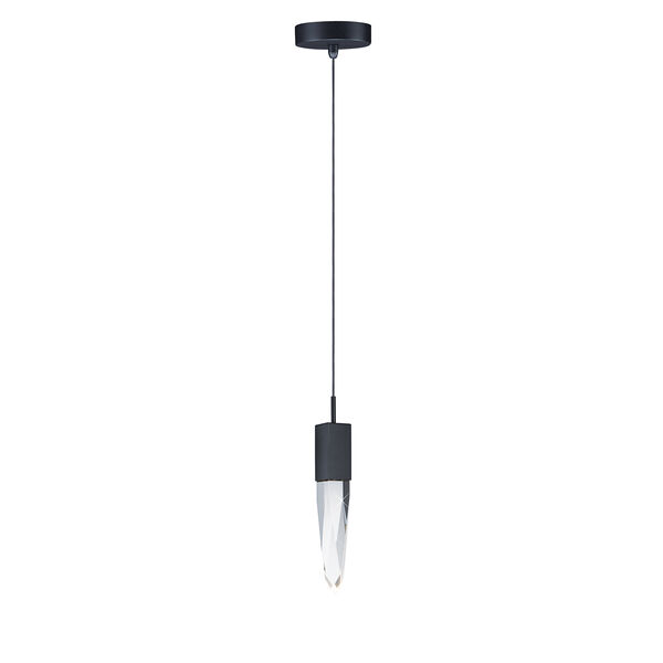 Quartz Black 5-Inch LED Mini Pendant, image 1
