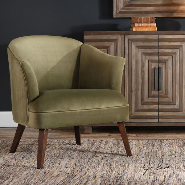 Conroy Olive Accent Chair, image 2