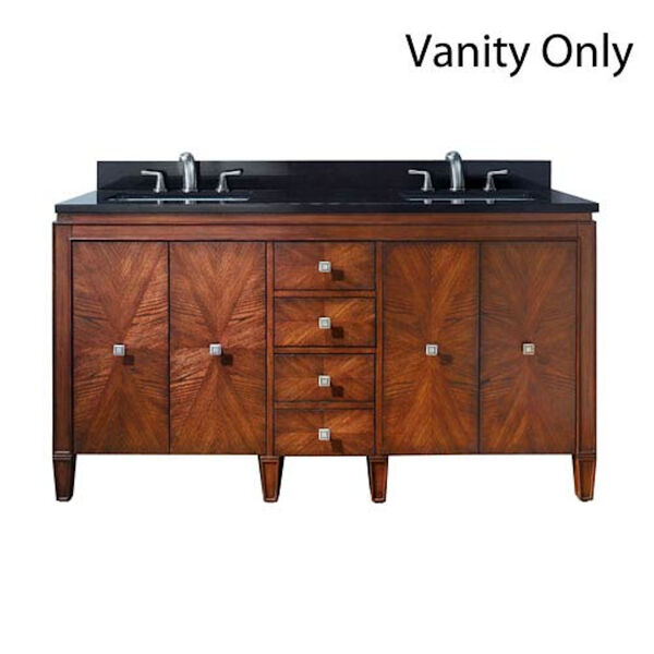 Brentwood 61-Inch New Walnut Vanity Only, image 1