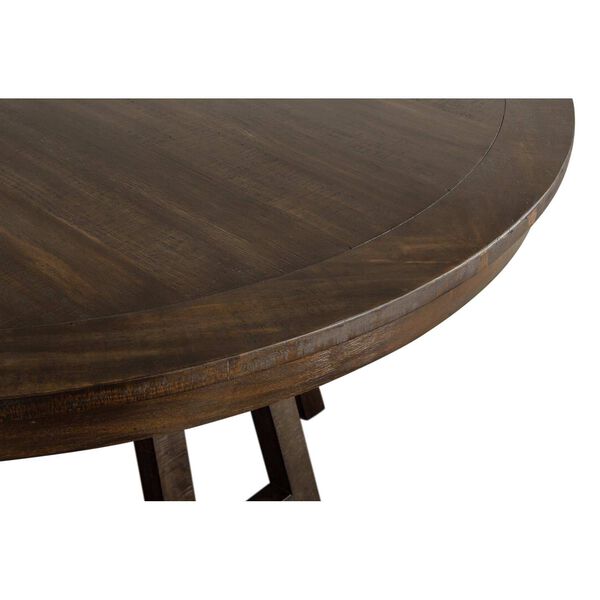 Westley Falls Aged Pewter Wood 52-Inch Round Dining Table, image 3