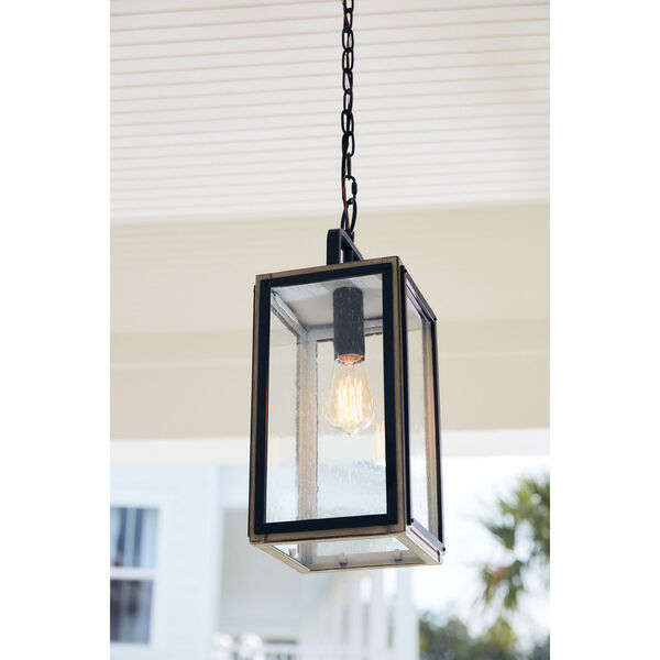 Bramshaw Matte Black One-Light Outdoor Lantern, image 6