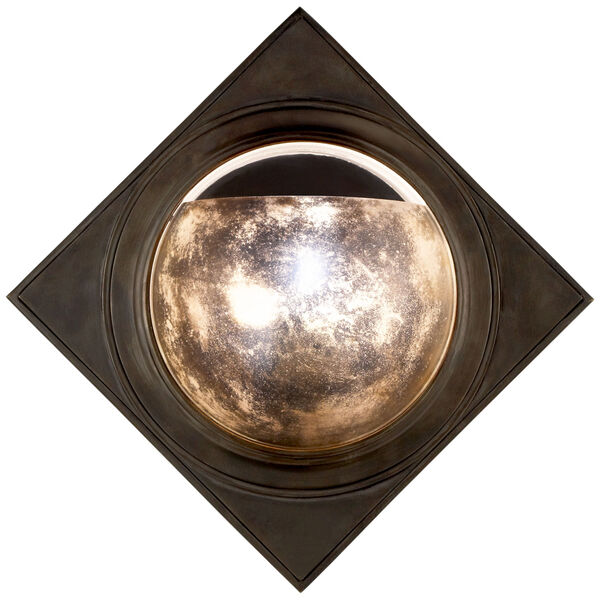 Venice Sconce in Bronze with Antique Mirror by Thomas O'Brien, image 1