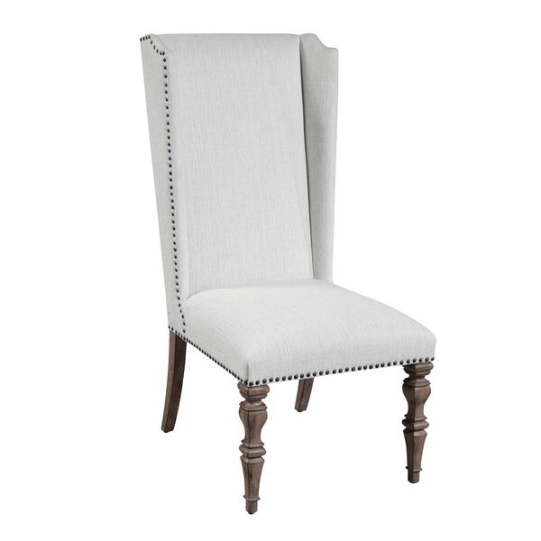 Garrison Cove Natural Upholstered Wing Back Chair, image 5