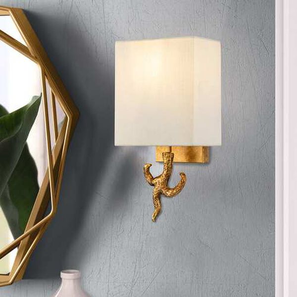Branche Gold Leaf One-Light Wall Sconce, image 2