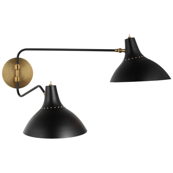 Charlton Double Wall Light by AERIN, image 1