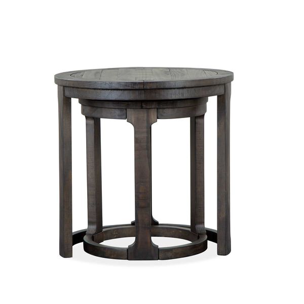 Boswell Black Round Nesting End Table, image 6