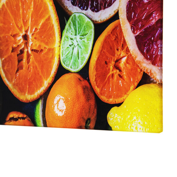 Citrus Feast Multicolor Photo by Veronica Olson Printed on Tempered Glass, image 4