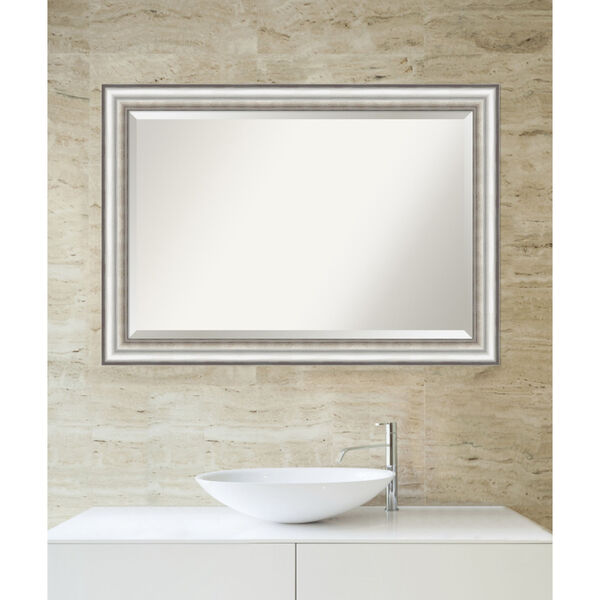 Salon Silver Bathroom Vanity Wall Mirror, image 5