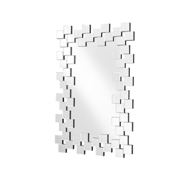 Sparkle Glass 31-Inch Tile Mirror, image 1