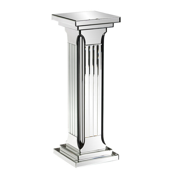 Mirrored Doric Style Pedestal Table, image 2