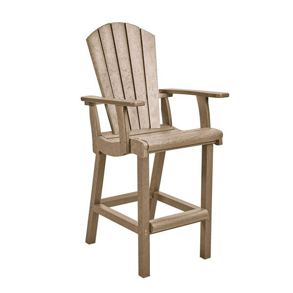 Generation Beige Patio Pub Arm Chair, image 1