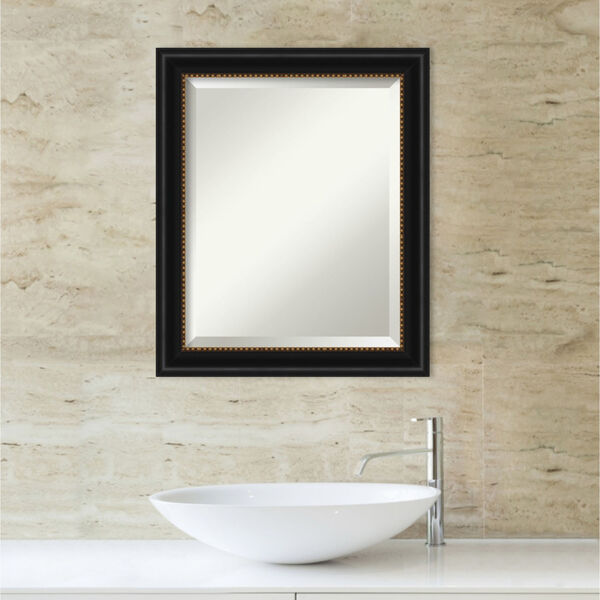 Manhattan Black 20W X 24H-Inch Bathroom Vanity Wall Mirror, image 5