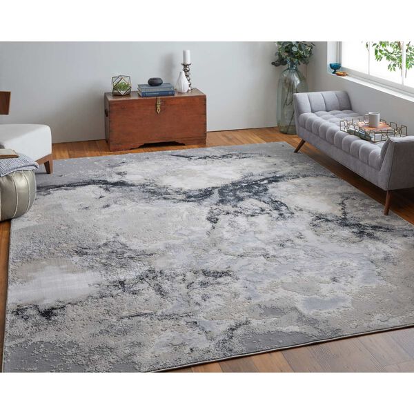 Astra Gray Ivory Rectangular 3 Ft. 11 In. x 6 Ft. Area Rug, image 2