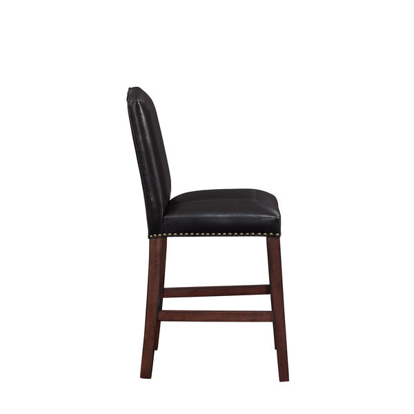 Carteret Brown Faux Leather Counter Stool , image 6