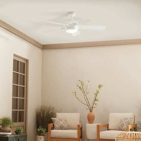 Tide White LED 52-Inch Steel Ceiling Fan, image 2