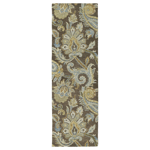 Helena Brown Hand-Tufted 2Ft. 6In x 12Ft. Runner Rug, image 4