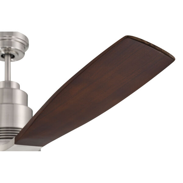 Ricasso Brushed Polished Nickel 60-Inch LED Ceiling Fan, image 5
