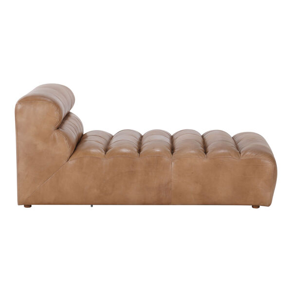 Ramsay Brown Leather Chaise Sofa, image 3
