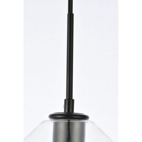 Gene Black One-Light Plug-In Pendant, image 5