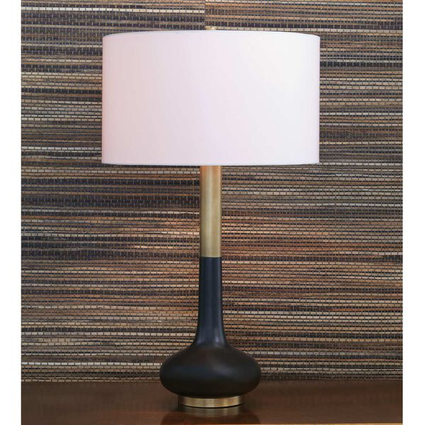 Powell Black Gold Two-Light Table Lamp, image 2
