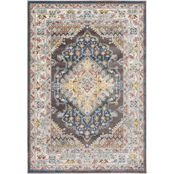 Ankara Charcoal Rectangle 6 Ft. 7 In. x 9 Ft. Rugs, image 1