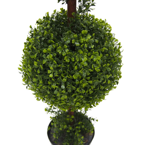 Green 3-Feet Boxwood Double Ball in Pot with UV Resistant, image 4