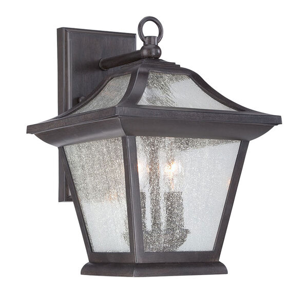 Aiken Black Coral Two-Light Outdoor Wall Mount, image 1