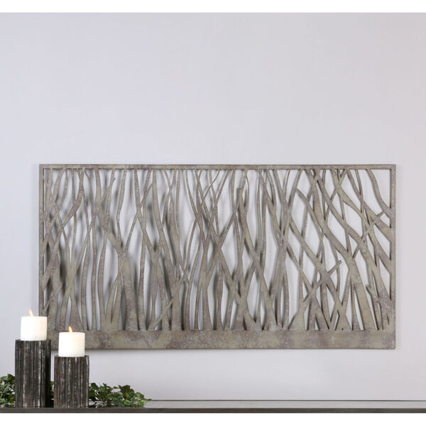 Amadahy Bronze and Gray 30H x 60W-Inch Wall Art, image 1