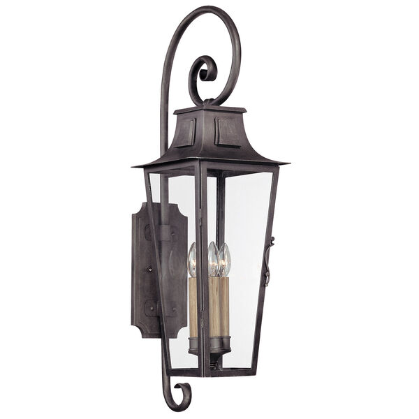 Aged Pewter French Quarter Four-Light Wall Mount, image 1