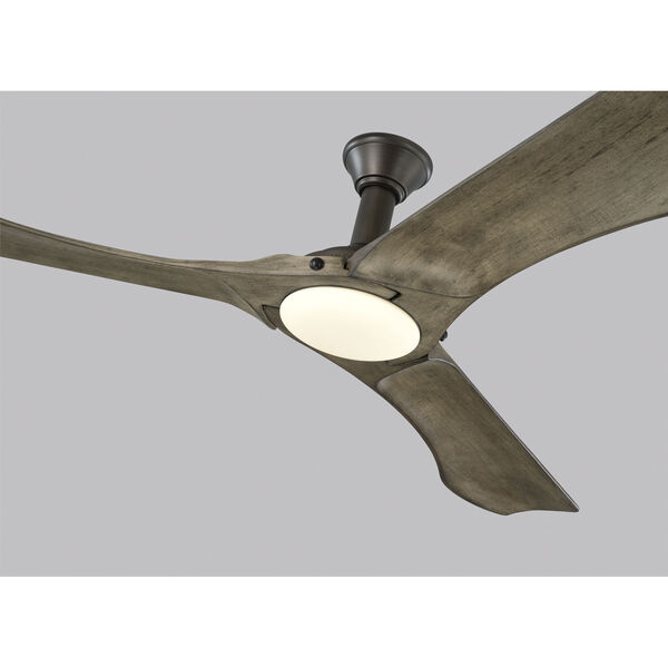 Minimalist Max Aged Pewter 72-Inch Energy Star LED Ceiling Fan, image 4