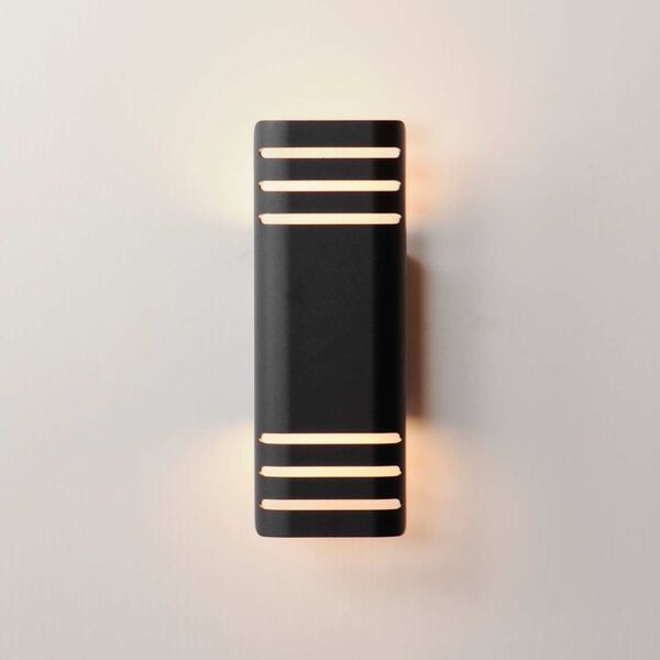 Lightray Black Five-Inch Two-Light LED Outdoor Wall Lamp, image 3