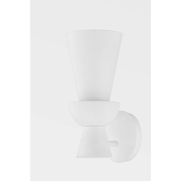 Florence Gesso White One-Light Wall Sconce, image 3