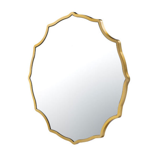 Not Baroque - en Gold 30-Inch Wall Mirror, image 2