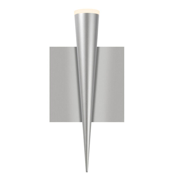 Micro Cone Bright Satin Aluminum LED 4.5-Inch Wall Sconce, image 1