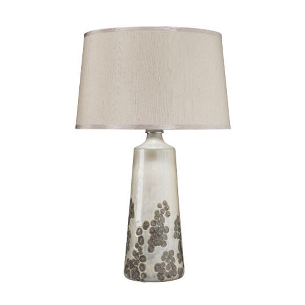Patagonia White Grey Glass One-Light Table Lamp, image 1