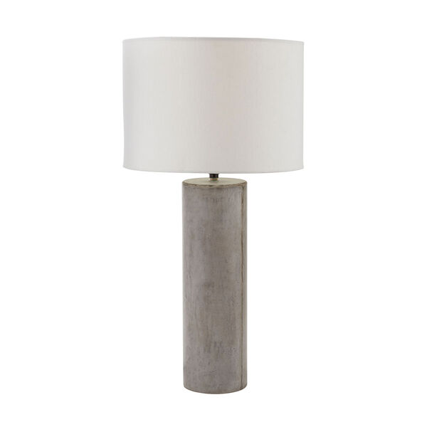 Cubix Concrete One-Light 15-Inch Table Lamp, image 1