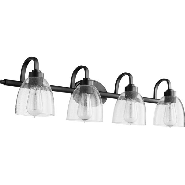 Reyes Black and Clear Four-Light Vanity, image 1