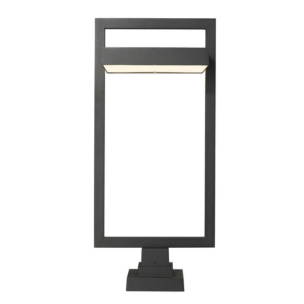 Luttrel Black 32-Inch One-Light LED Outdoor Pier Mount, image 4