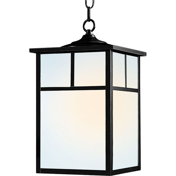 Coldwater Black Nine-Inch One-Light Outdoor Hanging Lantern, image 1