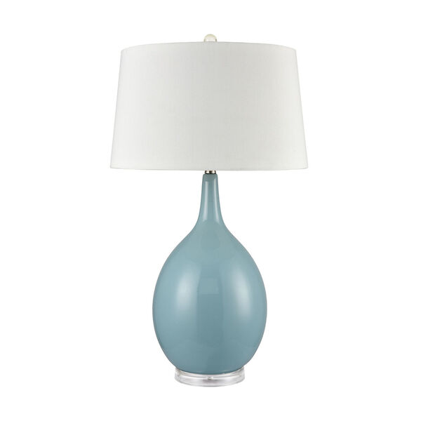 Merrion Strand Light Blue One-Light Table Lamp, image 2