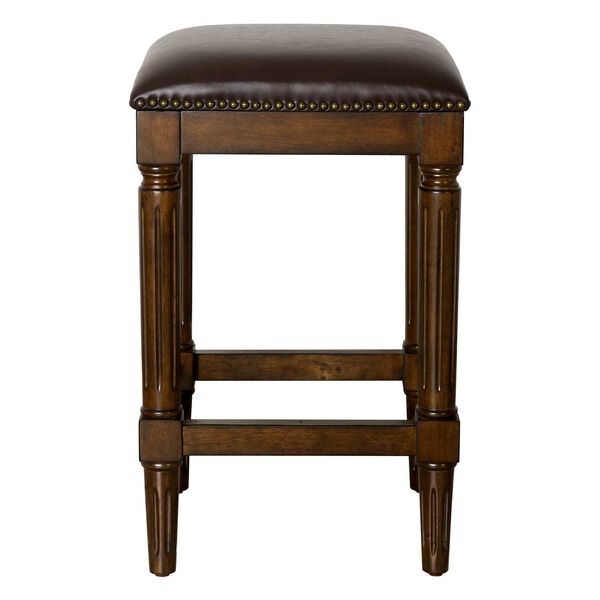 Manchester Distressed Walnut 27-Inch Counter Stool, image 3