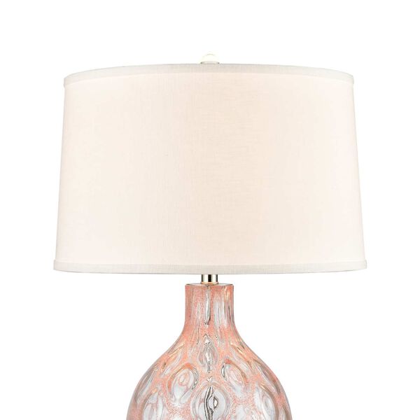 Bayside Pink Bubble Gum and Clear One-Light Table Lamp, image 4