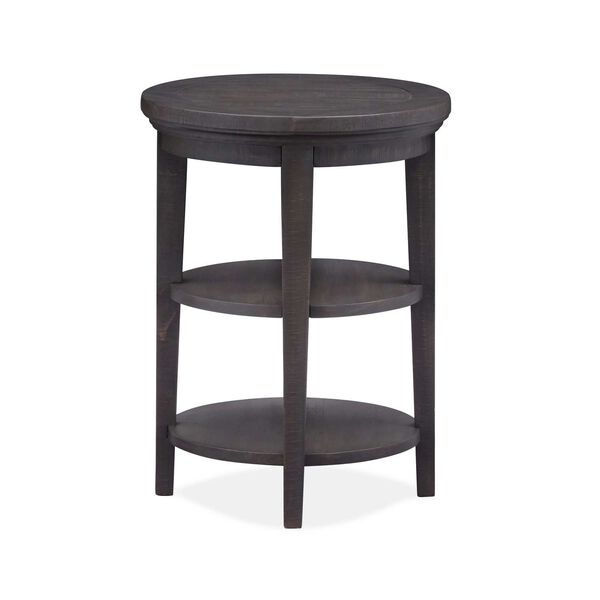 Westley Fall Dark Gray Round Accent End Table, image 3