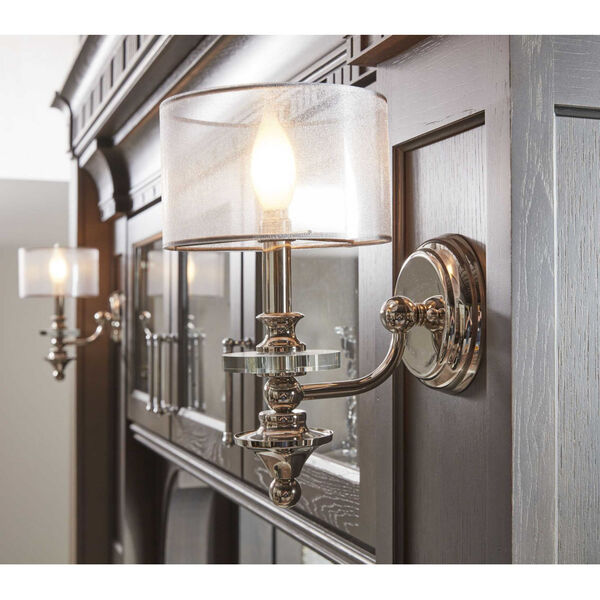 P710013-104: Marché Polished Nickel One-Light Wall Sconce, image 4