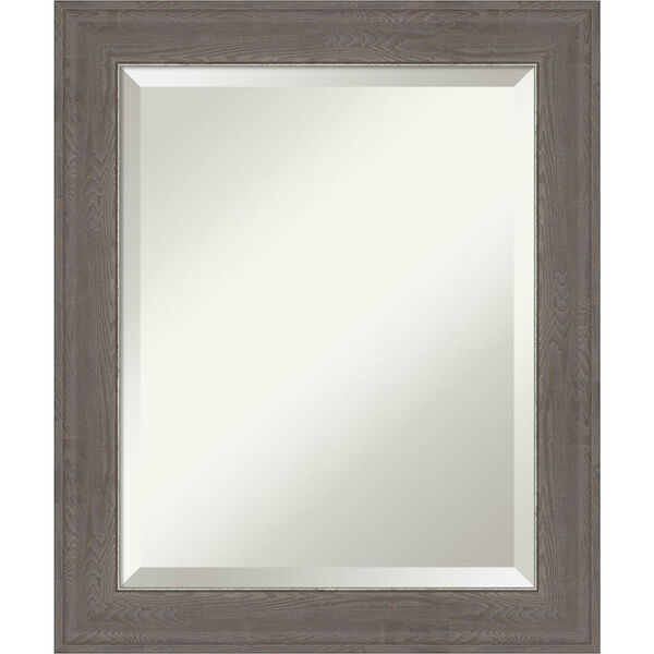 Alta Brown and Gray 21W X 25H-Inch Bathroom Vanity Wall Mirror, image 1