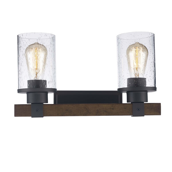 Siesta Rubbed Oil Bronze Two-Light Wall Sconce, image 1