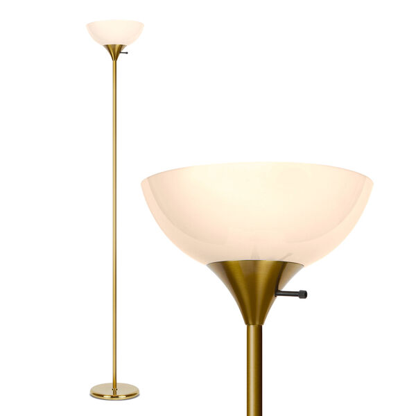 Sky Dome Brass LED Floor Lamp, image 1