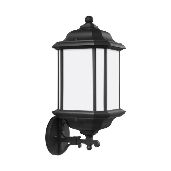 Kent Black 8.5-Inch One-Light Outdoor Bottom Base Wall Sconce, image 1
