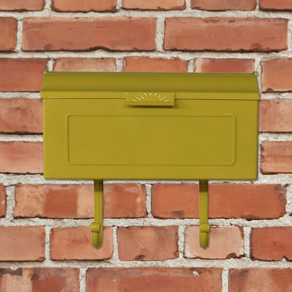 Nash Yellow Horizontal Mailbox, image 3